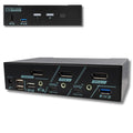 8K DisplayPort 1.4 KVM Switch for 2 Computers 1 Monitor, USB 3.2 Gen 2 (10 Gbps), HDCP 2.2 Compliant, EDID Emulator, HDR, Deep Color, Plug & Play, Ideal for Office and Gaming, PAAG-ET3112B