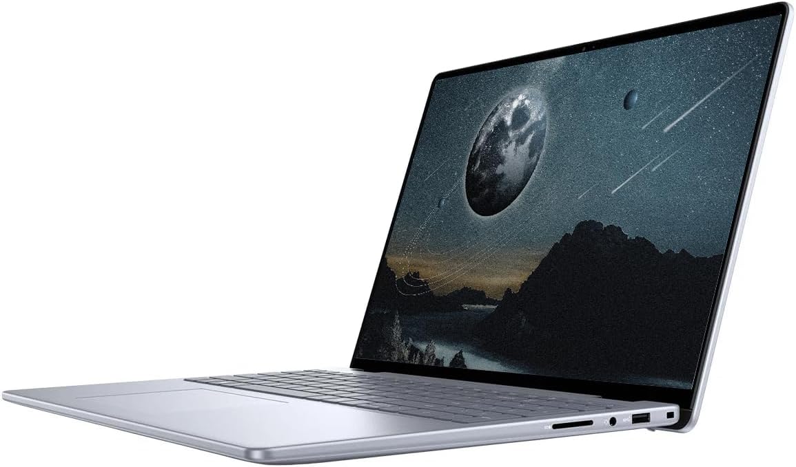Dell Inspiron 16' Touchscreen Laptop, FHD+ Display, 10-core Intel Core 7 150U, 16GB DDR5 RAM, 1TB SSD, Windows 11 Pro, MS Office Lifetime, Backlit Keyboard, Fingerprint Reader, WiFi 6E, Ice Blue