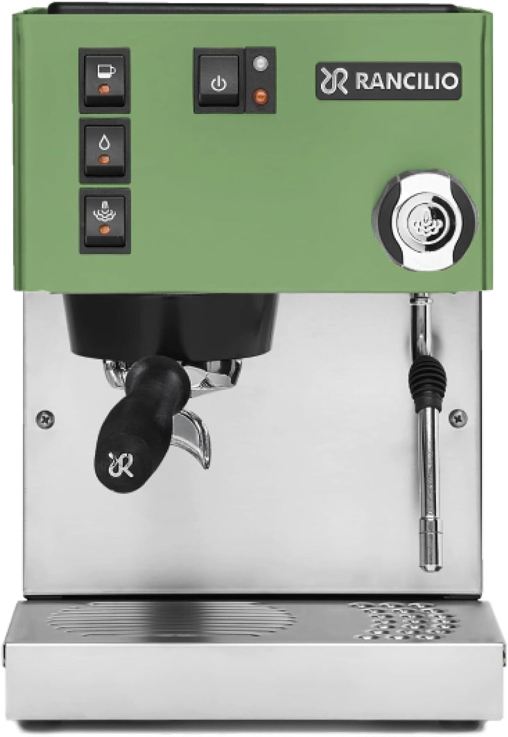 Rancilio Silvia Espresso Machine | 58mm | 2L Reservoir | 0.3L Heat Exchanger | (Sage Green)