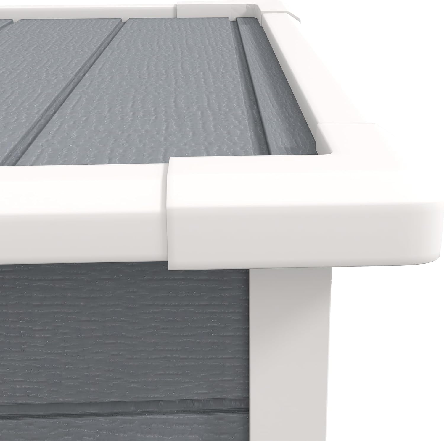 Outsunny 5' x 3' Outdoor Storage Shed, Waterproof Resin Plastic Shed with Floor, Window, Lockable Door and Vents, All-Weather Garden Tool Shed for Backyard, Patio, Lawn, Gray