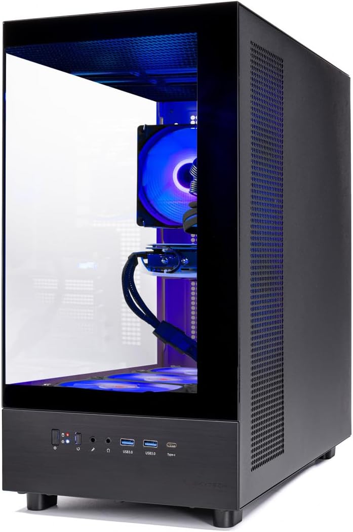 Skytech Gaming Azure 3 Gaming PC, AMD Ryzen 7 7700 3.8GHz, NVIDIA RTX 5060, 1TB Gen4 NVMe SSD, 32GB DDR5 RAM 6000, 650W Gold PSU, WI-FI 5, Windows 11, Desktop