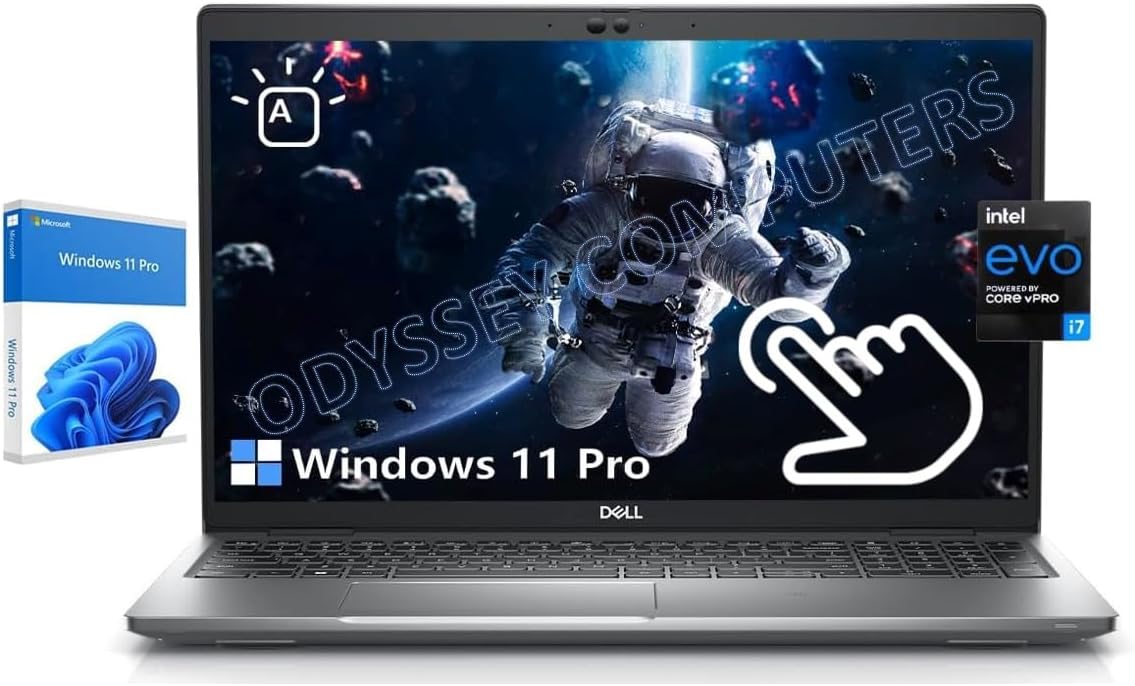 Dell Latitude 5530 Laptop (2022) | 15.6' 1920x1080 FHD Touchscreen | Core i7-1265U - 1TB NVMe SSD - 32GB DDR4 RAM | 10 cores @ 4.8 GHz Win 11 Pro Sliver (Renewed)