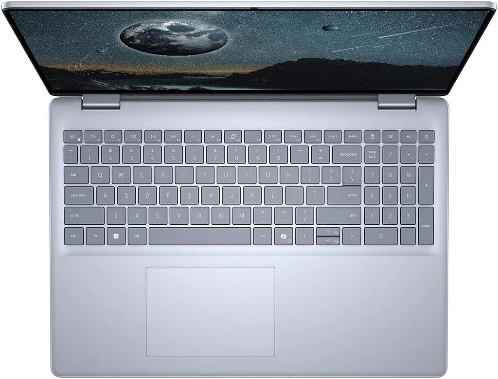 Dell Inspiron 16' Touchscreen Laptop, FHD+ Display, 10-core Intel Core 7 150U, 16GB DDR5 RAM, 1TB SSD, Windows 11 Pro, MS Office Lifetime, Backlit Keyboard, Fingerprint Reader, WiFi 6E, Ice Blue