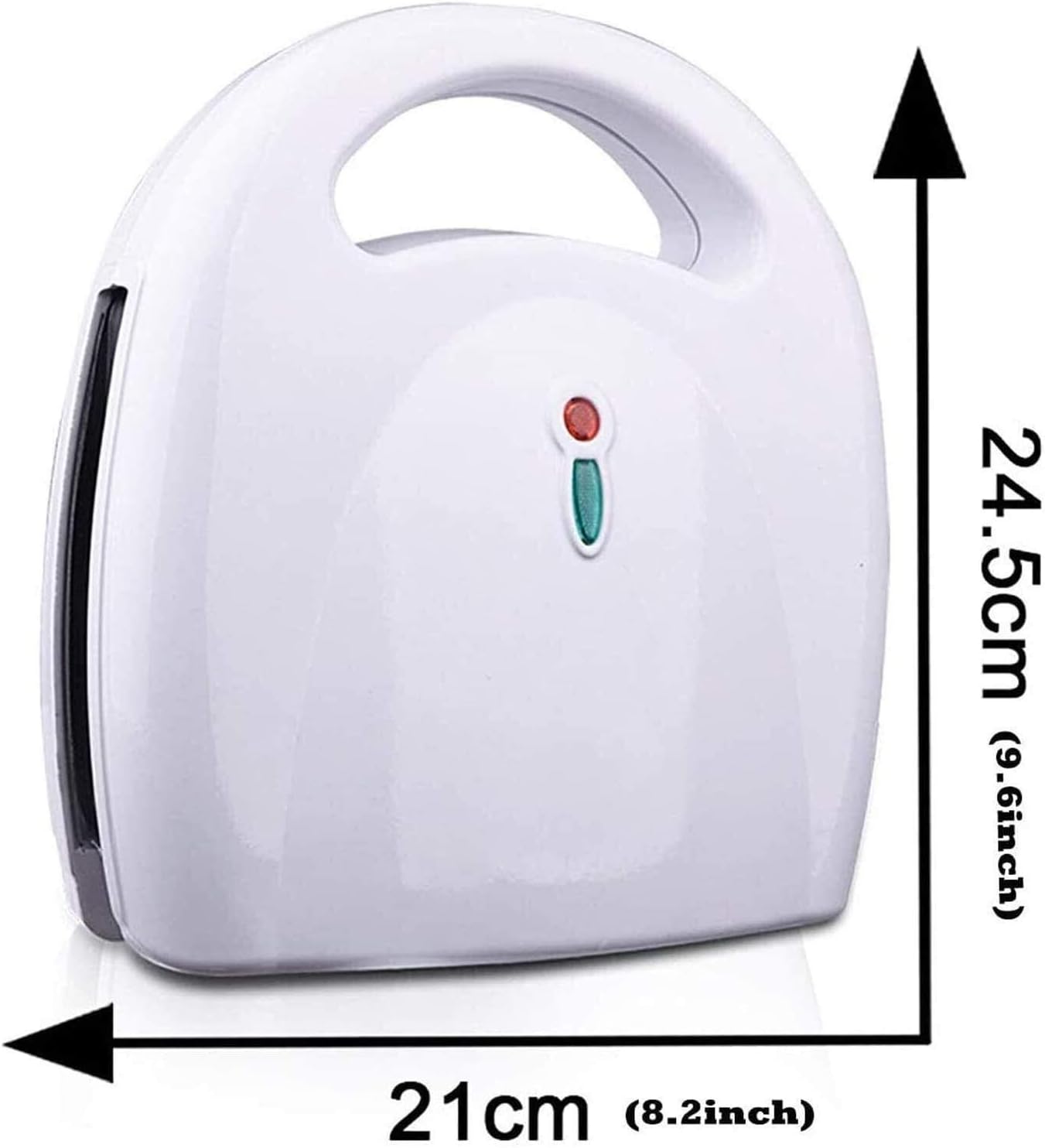 Toasters Sandwich toaster Sandwich Maker 4 in 1 (Sandwich Toaster Contact Grill Waffle Iron) Sandwich Maker High Power of 750 W 4 Removable Plates Non-Stick Coating LED Indicator Lights An