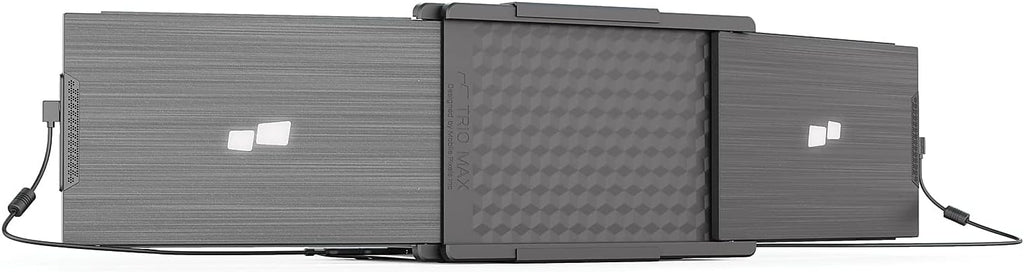 Mobile Pixels 14'' Trio Max Portable Monitor for Laptops，Full HD IPS USB A/Type-C USB Powered Dual Tri Screen, Plug and Play Mac Windows Switch Compatible( One 14.1'' monitor plus kickstand)