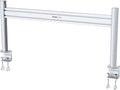 Tripp Lite Eaton DMSWKITTAA Multi-Monitor Mount Stand, Horizontal Track System, Desk Clamp Mount with Slat Wall Rail, Dual-Sided, VESA Compliant up to 32' Displays, TAA Compliant, 5-Year Warranty