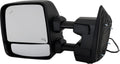 Kool Vue Driver Side Power Heated Towing Mirror for Nissan Titan 2017-2021 With Signal Light, Blind Spot Monitor & Puddle Lamp Textured