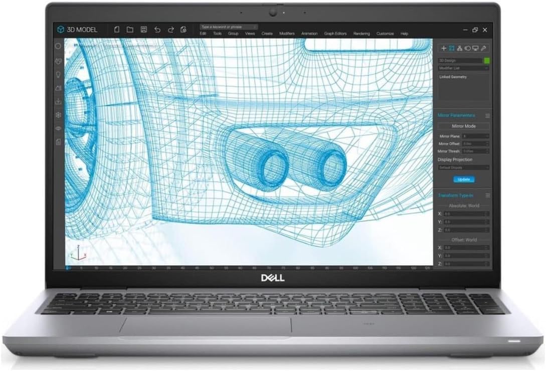 Dell Precision 3561 Mobile Laptop Workstation 15.6-inch FHD Display Intel i5-11500H 16GB RAM 512GB SSD Nvidia 4GB Windows 11 Pro (Certified Renewed)