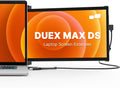 Duex Max DS Portable Monitor - New Mobile Pixels 14.1' Laptop Screen Extender, FHD 1080P Travel Monitor, USB C/USB A/HDMI Plug and Play Laptop Monitior for Windows/Mac/Android/Switch