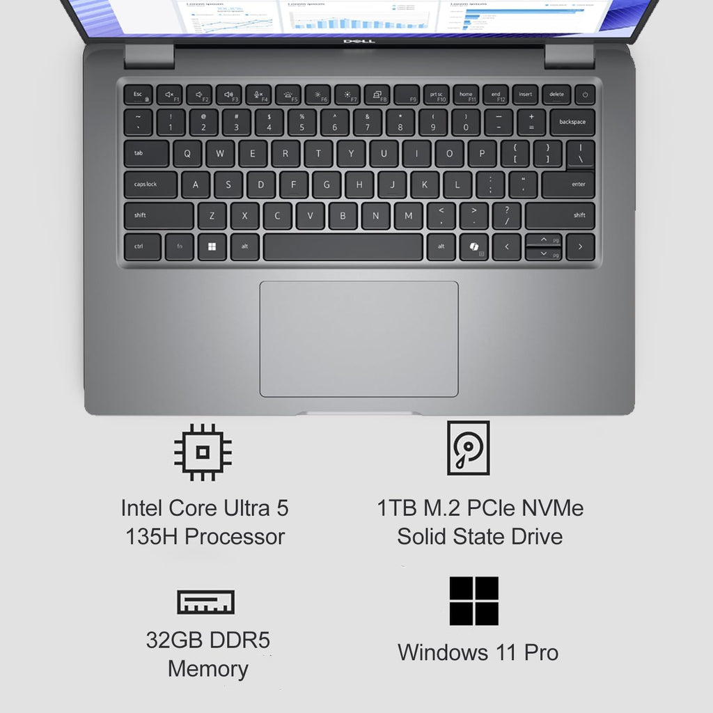 Dell Precision 3490 Mobile Workstation AI PC Laptop (14' FHD, Intel 14-Core Ultra 5 135H (> i7-1355U), 32GB DDR5 RAM, 1TB SSD) for Business, Engineer, 2x Thunderbolt 4, RGB Webcam, IST HUB, Win 11 Pro