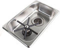 Espresso Parts Flush Mount Stainless Steel Pitcher & Glass Rinser, 6' x 10' x 2', NSF, Commercial Glass Rinser