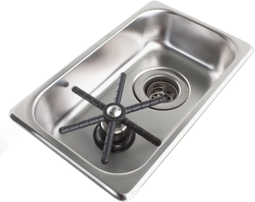 Espresso Parts Flush Mount Stainless Steel Pitcher & Glass Rinser, 6' x 10' x 2', NSF, Commercial Glass Rinser