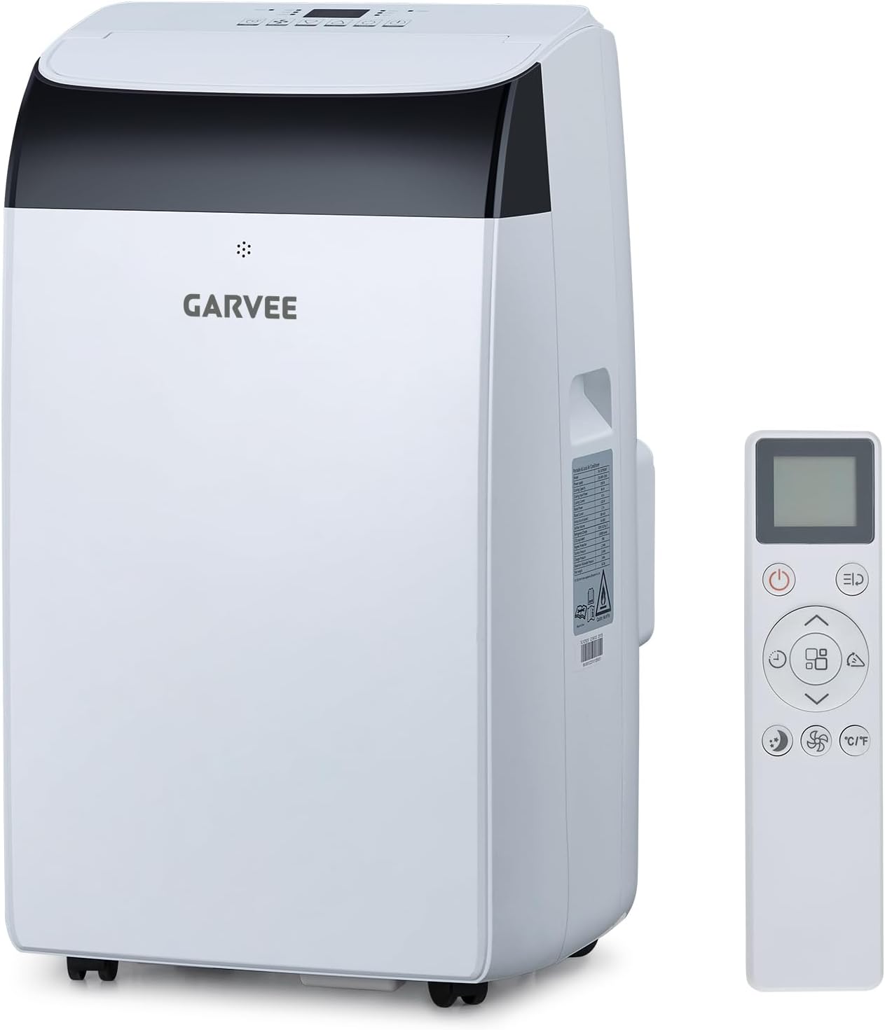 Garvee Portable Air Conditioner 3 in 1 with Remote Cool & Dual Motors & Auto Swing, 14000 BTU(ASHRAE)/10200 BTU (SACC), Dehumidifier & Fan Modes For Home Up To 750 Sq.Ft