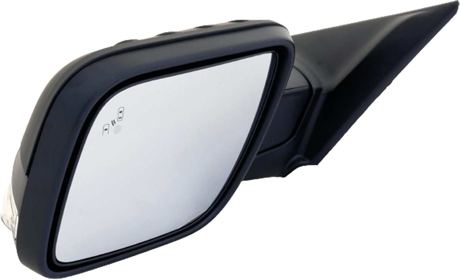 Garage-Pro Driver Side Power Heated Mirror for Ford Explorer 2011-2015 Power Fold With Signal Light, Blind Spot Monitor, Memory & Puddle Lamp Paintable