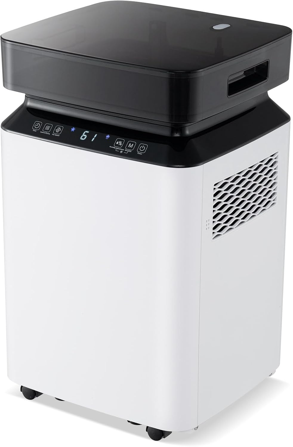 4,500 Sq.Ft Dehumidifier for Basement and Home, 70 Pint Dehumidifier with Drain Hose, Pump, 2.2 Gal Water Tank & Child Lock, 24H Timer & Energy Efficient, Ideal for Large Room (4500 Sq.Ft)