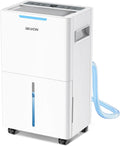 1500 Sq.ft Dehumidifier for Basement, SEAVON 21 Pint Dehumidifiers with Drain Hose for Home Large Room Bedroom Bathroom, Powerful Moisture Removal, Smart Humidity Control & Display, 24H Timer, 3 Mode
