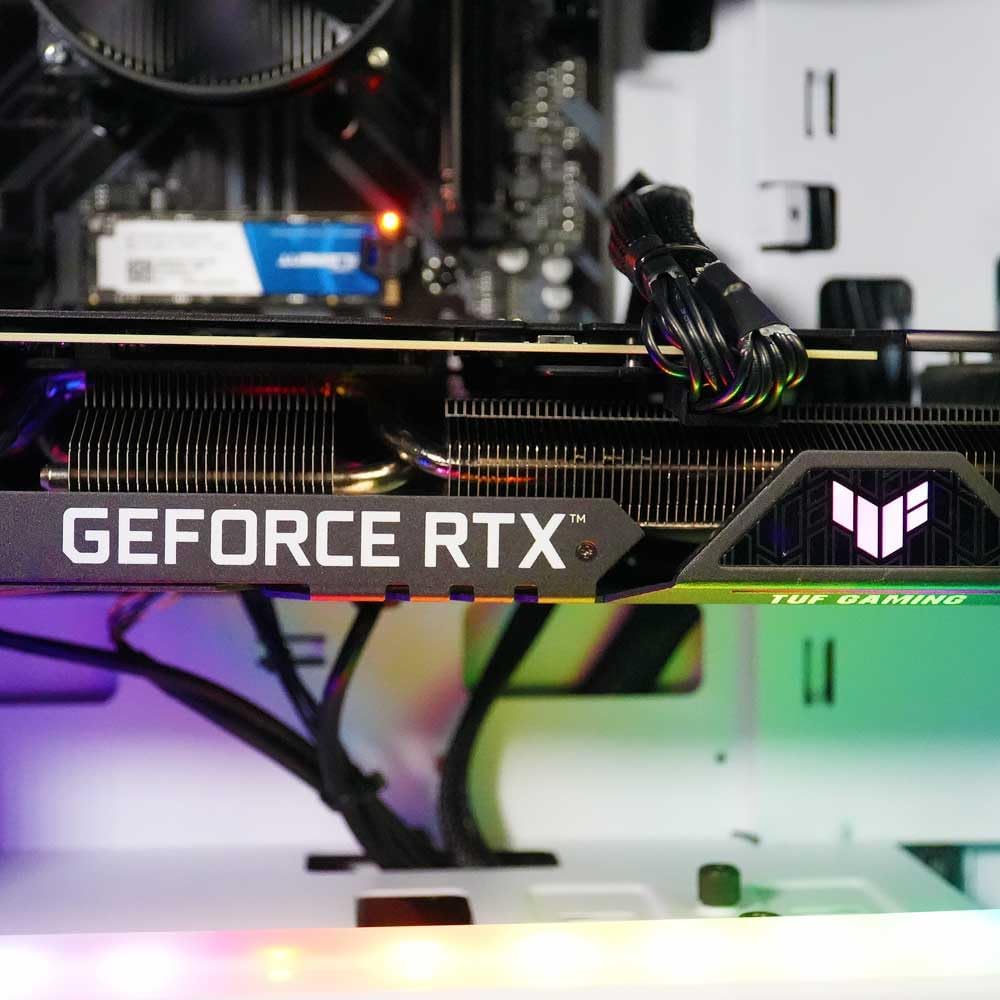 ViprTech Rebel 4.0 Gaming PC - AMD Ryzen 7 (4.1Ghz Turbo), RTX 4060 8GB, 16GB DDR4 RAM, 1TB SSD, VR-Ready, Streaming, WiFi BT, RGB, Win 11 Pro, Prebuilt Desktop Computer White