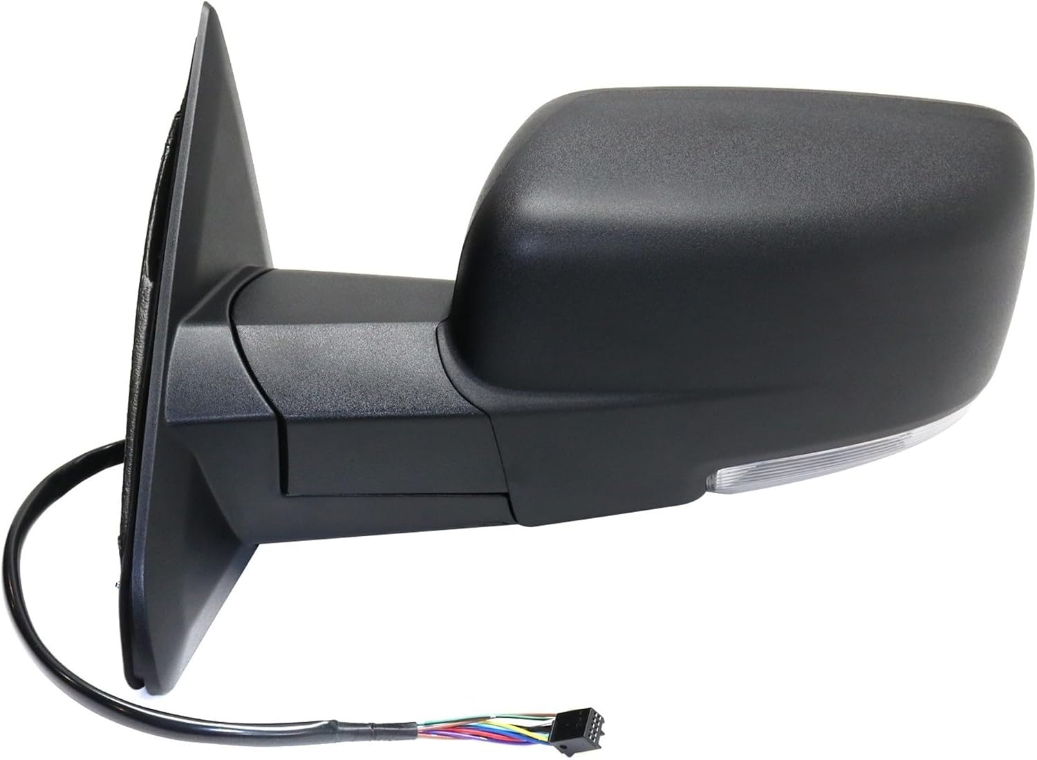 Garage-Pro Power Heated Mirrors For Ram 1500 2013-2018, Dodge Ram 1500 Accessories, Textured, Power Fold With Signal Light & Puddle Lamp; Without Blind Spot Monitor & Memory