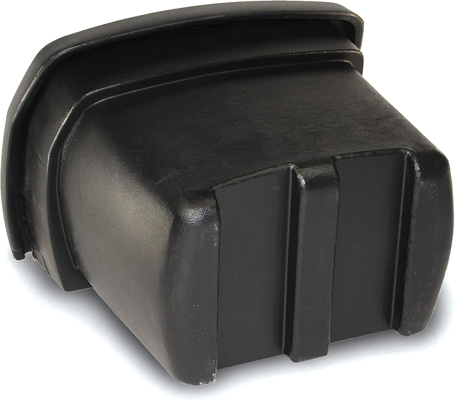 FCMP Outdoor - Outdoor Salt, Sand, and Storage Bin – Industrial Deck Box, Multi-purpose for Entranceways, Porch, Patio (SB140-BLK) Black (5 cu ft)