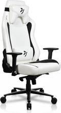 Arozzi Vernazza Gaming Chair XL - Soft PU Gaming Chairs for Adults Adjustable Height, Large Spacious Seat & Backrest with Support Pillows - Swedish Design Home Office Computer Chairs, White