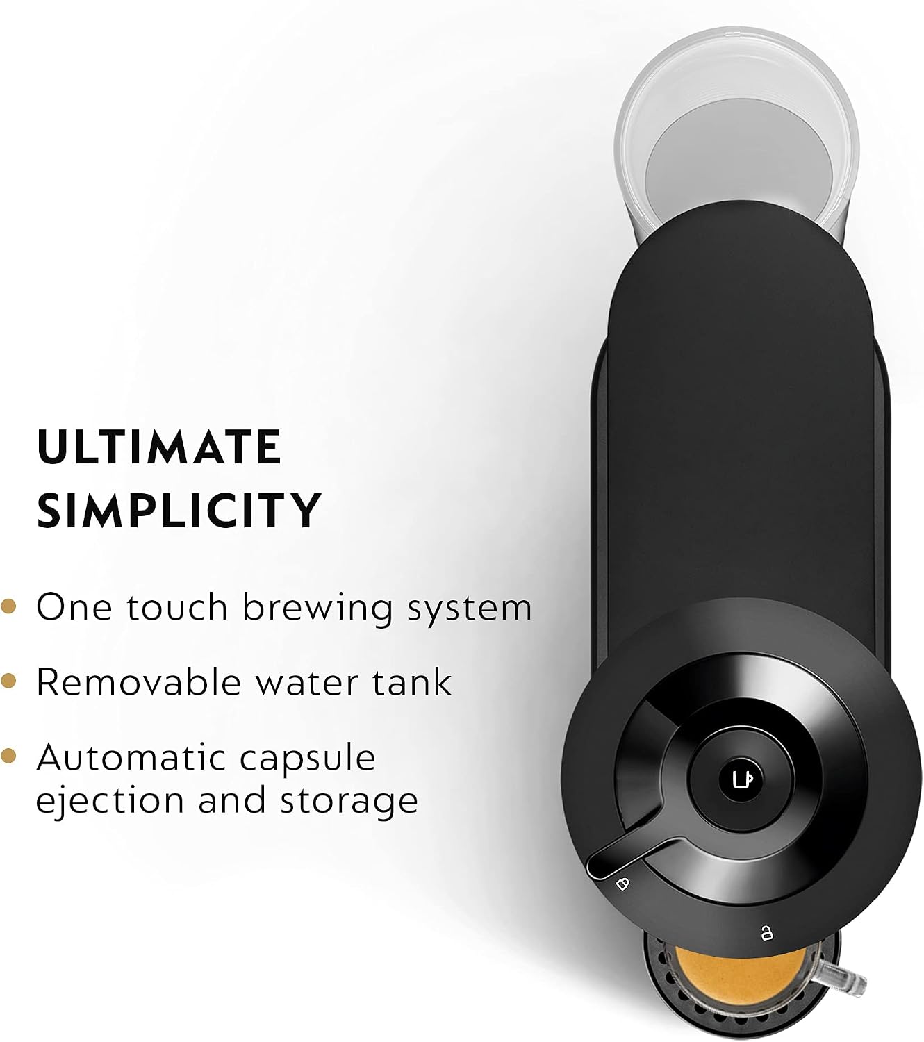 Nespresso VertuoPlus Coffee and Espresso Machine by Breville,1.1 liters, Ink Black