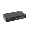 gofanco Prophecy 2-Port DisplayPort 1.2 USB KVM Switch – 4K @60Hz 4:4:4, 21.6Gbps, HDCP 1.3, USB Keyboard/Mouse, USB 3.0 Hub, MIC in, Stereo Out, Hotkeys, TAA Compliant (PRO-KVMDP-2Pv2)