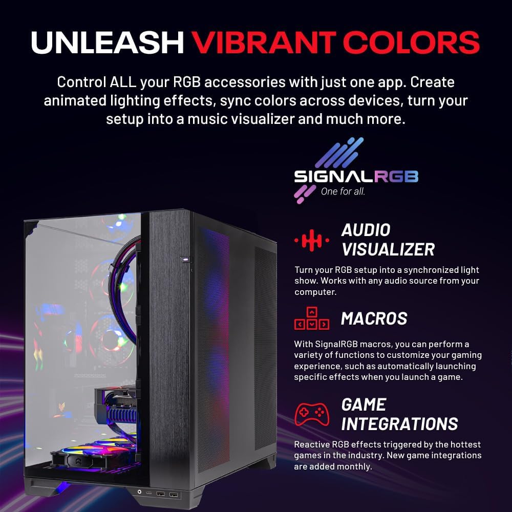 Skytech Gaming O11 Vision Gaming PC, AMD Ryzen 7 9800X3D 4.7GHz, AMD RX 9070XT 16GB, 2TB Gen4 NVMe SSD, 32GB DDR5 RAM 6000, 850W Gold ATX 3 PSU, 360 ARGB AIO, Wi-Fi, Win 11, Desktop