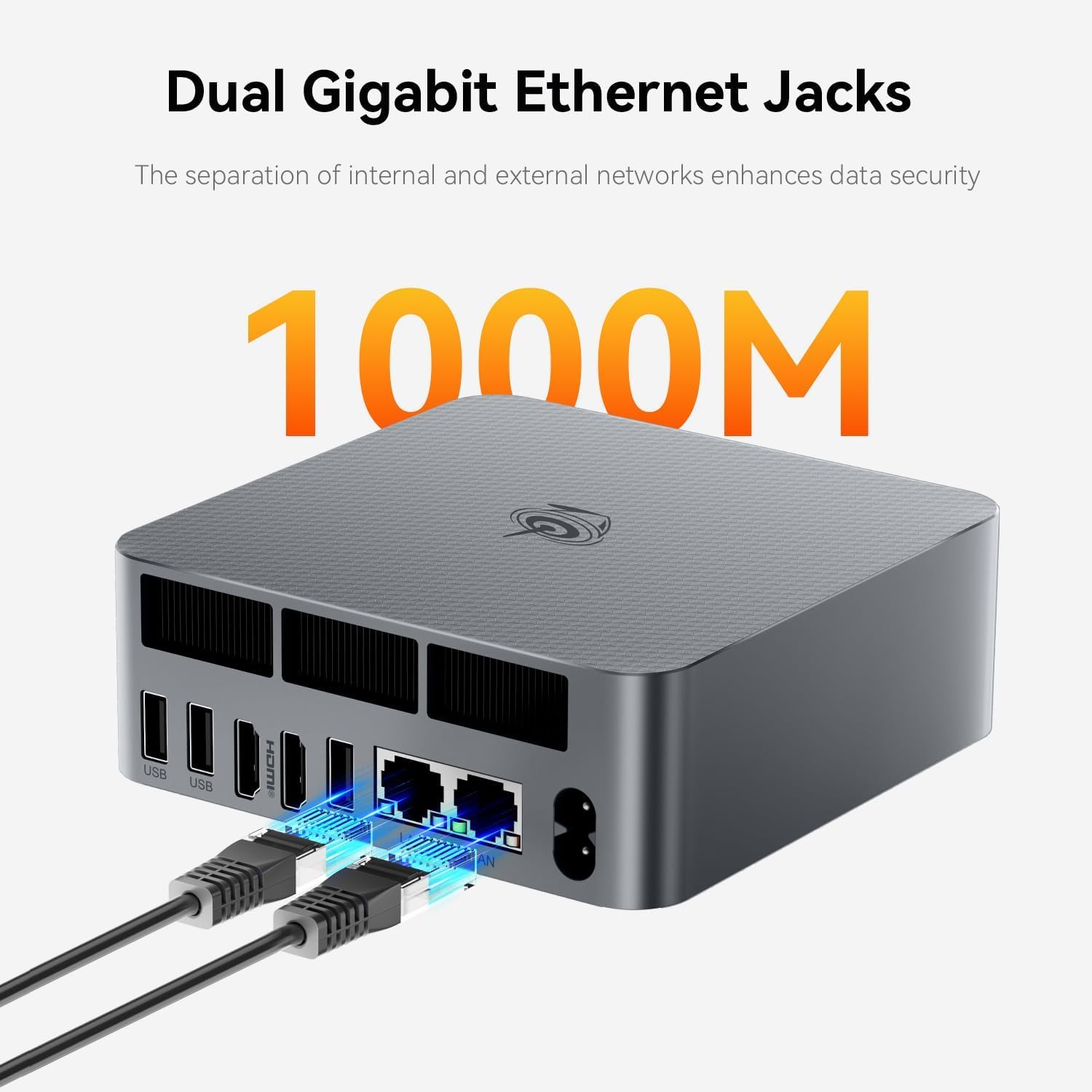 Beelink Mini PC AMD Ryzen 5 6600U, 24GB LPDDR5 500GB PCIE4.0 SSD, Mini Computer with AMD Radeon 660M, Dual LAN/Dual 4K Display/ USB3.2/ WiFi6/ BT5.2 / Home/Office/Gaming Micro PC
