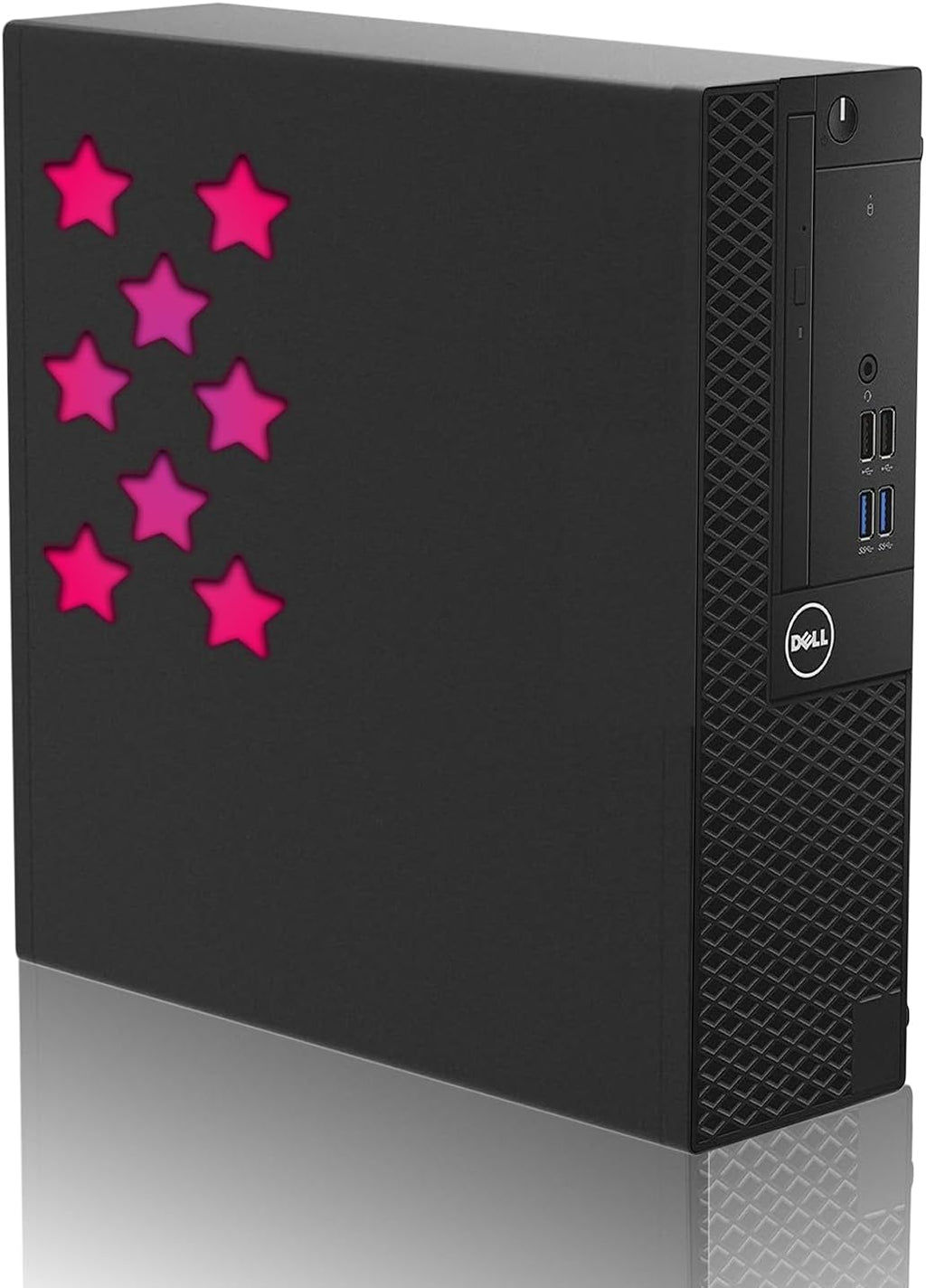 Dell Desktop PC Gaming Bundle - Core i7, 16GB RAM, 1TB SSD, 24-inch Monitor, GT 1030, RGB Keyboard with AI-Enhanced Copilot Key and Mouse, RGB Headphone, Webcam, Wi-Fi, Windows 11 Pro(Renewed)