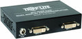 Tripp Lite 2-Port Dual Display DVI over Cat5 / Cat6 Extender Splitter, Transmitter 1920x1080 at 60Hz(B140-002-DD)