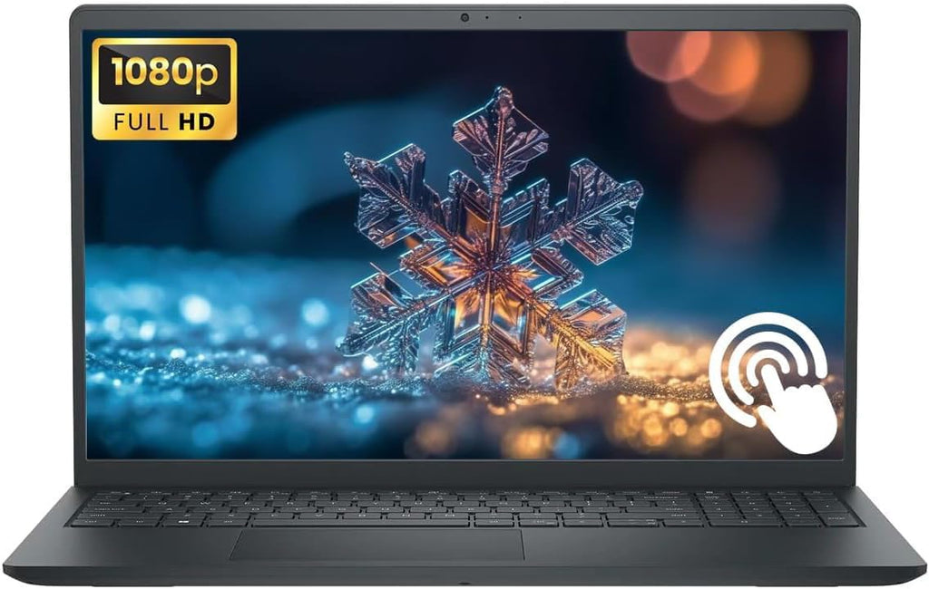 Dell Inspiron 15.6' FHD Touchscreen Business & Student Laptop, 16GB RAM 1TB Storage (512GB SSD+512GB SD Card), 8-Cores AMD Ryzen 7, Windows 11, Black