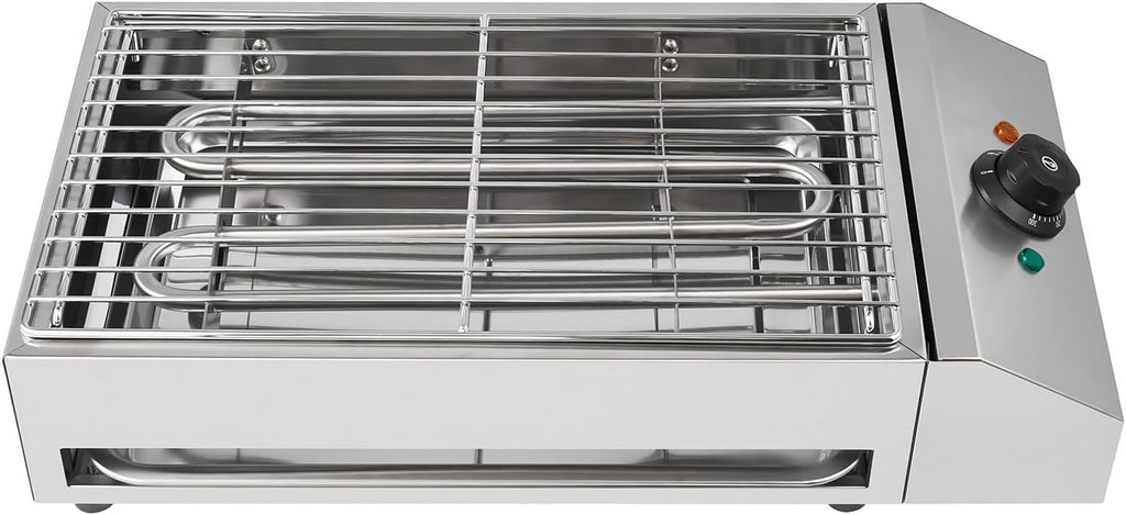 Electric Smokeless Indoor Grill - Tabletop Cooking for Home & Commercial Use, Adjustable Temperature Control up to 572℉, Perfect for Pancakes, Bacon, Steak, Burgers