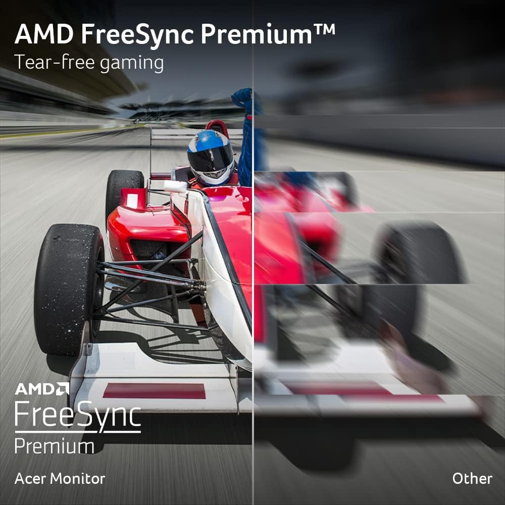 acer Nitro 31.5' FHD 1920 x 1080 1500R Curved PC Gaming Monitor | AMD FreeSync™ Premium | Up to 165Hz Refresh | 1ms VRB | VESA Mountable | 1 x Display Port 1.2 & 2 x HDMI 1.4 | EDA320Q PBIIPX