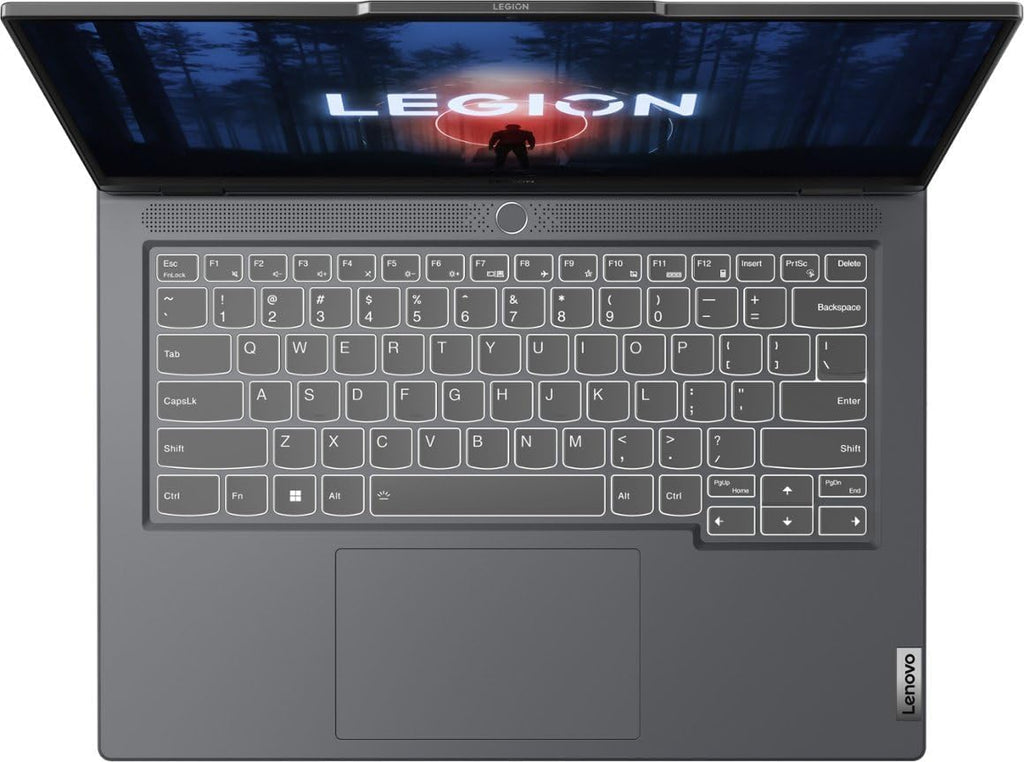 Lenovo Legion Slim 5 14.5' 120Hz WQXGA+ IPS Gaming Laptop, AMD Ryzen 7 7840HS(8-core), NVIDIA GeForce RTX 4060, 16GB RAM, 1TB SSD, Wi-Fi 6, White Backlit, Win11, Storm Gray, W/GaLiMu