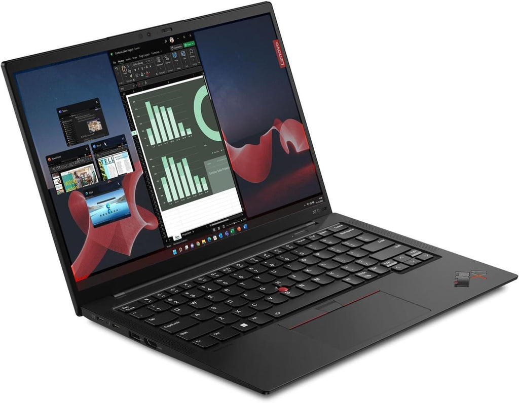 Lenovo Gen 11 ThinkPad X1 Carbon Laptop with Intel Intel Core i7-1365U vPro Processor, 14' WUXGA 100% sRGB 400 nits Touchscreen, 32 GB LPDDR5 1 TB SSD, Fingerprint, Backlit KB, Windows 11 Pro