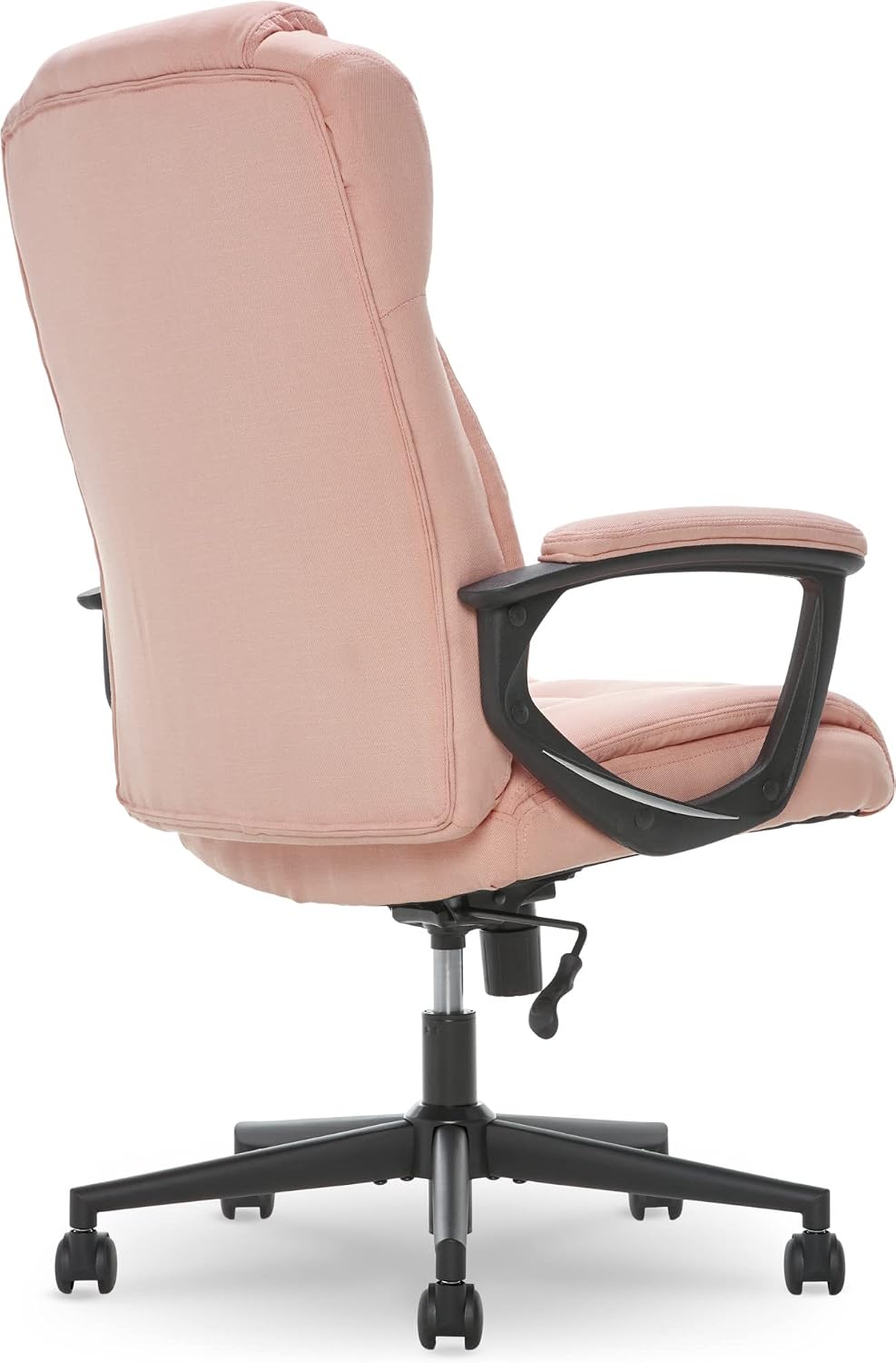 Serta Connor Executive Office Chair, Ergonomic Computer Chair with Layered Body Pillows, Contoured Lumbar, Adjustable Seat, Microfiber Fabric, Pink