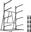 Kayak Racks for Outdoor Storage, Kayak Storage Rack, 4 Tier Adjustable Freestanding Kayak Rack Holder for Paddleboard Surfboard SUP