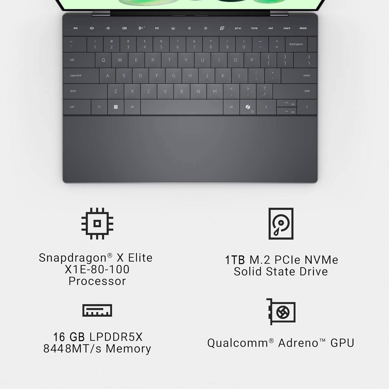 Dell XPS 13 9345 Laptop, Copilot+ AI PC (13.4' FHD+ 120Hz, Qualcomm Snapdragon X Elite, 16GB DDR5, 1TB SSD, 12-Core (> Intel i7-1355U)), Thin & Light, IR Webcam, 27-Hour Battery, Wi-Fi 7, Win 11 Pro