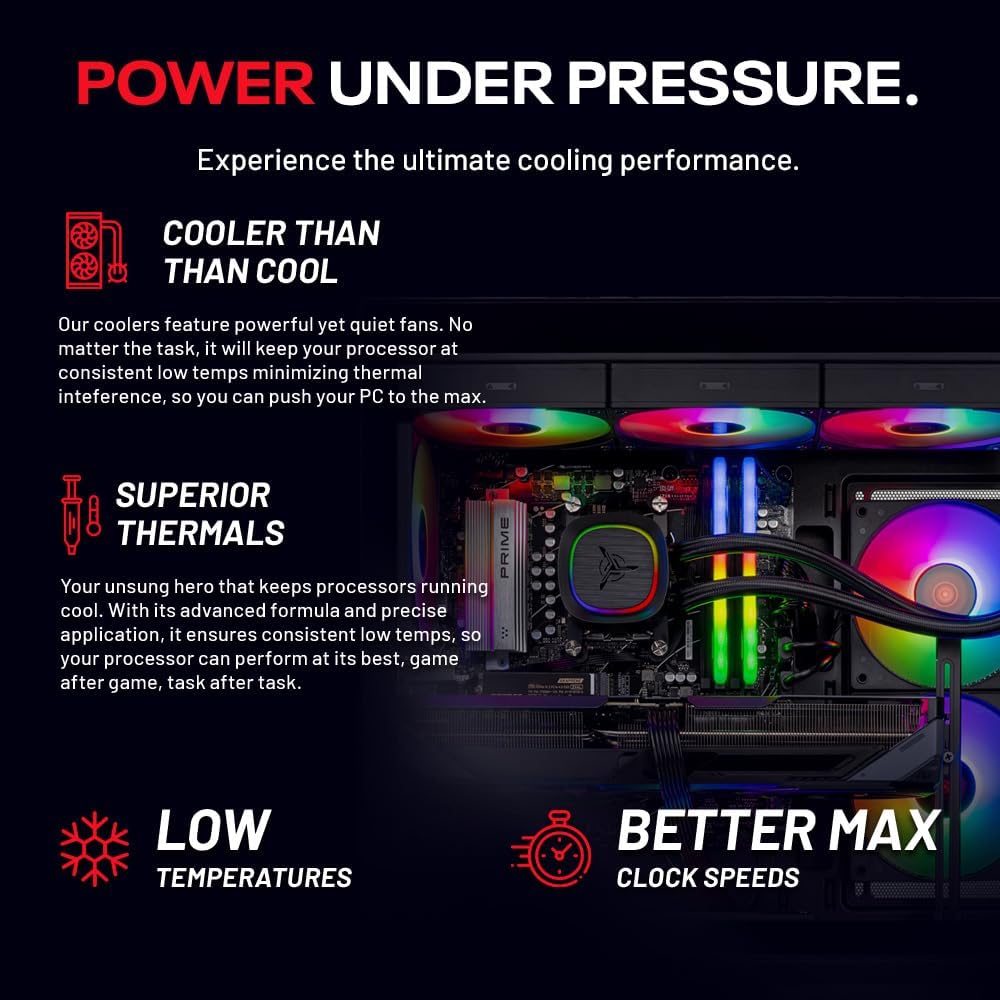 Skytech Gaming Azure 3 Plus Desktop PC, Ryzen 7 7800X3D 4.2 GHz (5GHz), NVIDIA RTX 5070 Ti 16GB, 1TB Gen4 NVMe SSD, 32GB DDR5 RAM 5600 RGB, 850W Gold ATX 3 PSU, 360mm ARGB AIO, Wi-Fi, Win 11