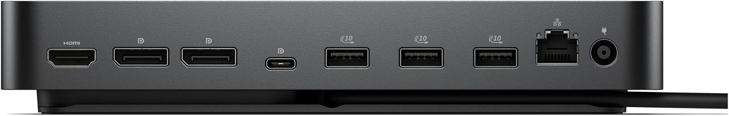 Dell Pro Smart Dock SD25 130W Power Delivery 4 Display USB-C Docking Station with Remote Management (Black)