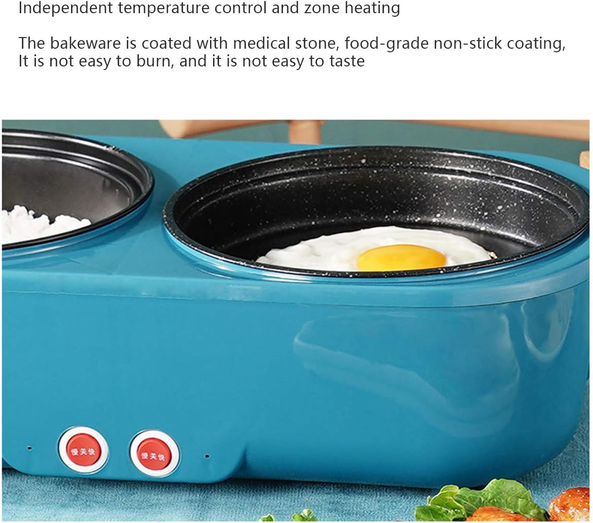 BBQ Smokeless Grill Portable Electric Grill, Portable Multifunctional Hot Pot,Household Grilled Fish Plate Electric Hot Pot Non-stick and Easy to Clean,Large Capacity Household Non-Stick Pan Electric