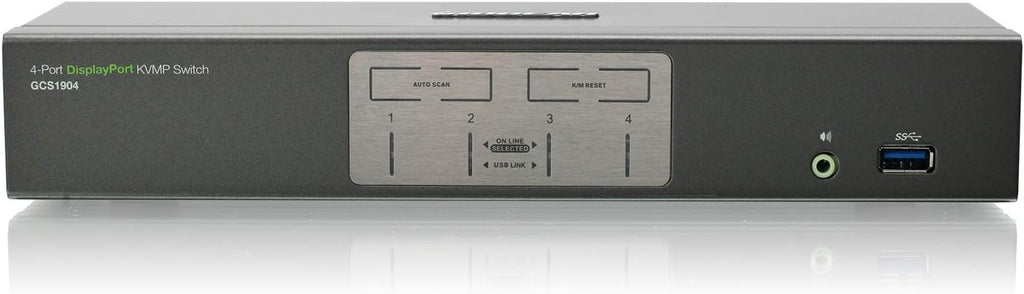 IOGEAR 4-Port Dual View Dual-Link DVI KVMP Switch with Audio, w/Full Set of Cables,(GCS1644 TAA Compliant)