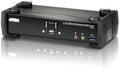 ATEN CS1922 2-Port USB 3.0 4K DisplayPort KVMP Switch (Cables Included) MST DP++ HDMI DVI via DP to HDMI/DVI, DP++ Adapter