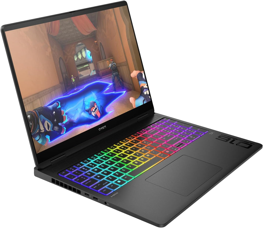 HP OMEN MAX 16-inch Gaming Laptop, Windows 11, Intel Core Ultra 9, 32GB RAM, 1TB SSD, NVIDIA GeForce RTX 5080, WQXGA, Shadow Black