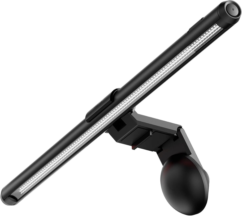 ASUS ROG Aura Monitor Light Bar (ALB01) - Asymmetrical Lighting bar, 3 Modes, RGB Lighting, USB-C, Patented clamp, Magnetic Buckle, Aura Sync Compatible, DisplayWidget Center, Quick Installation