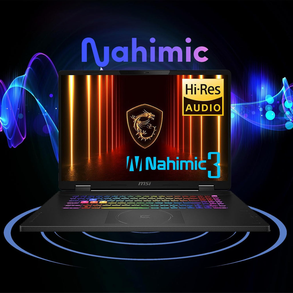 msi Crosshair 18 HX AI Gaming Laptop 18' QHD+ IPS 240Hz Intel 24-core Ultra 9 275HX (>i9-14900HX) 64GB DDR5 4TB SSD GeForce RTX 5070 (Up to 798 AI Tops) RGB Backlit Thunderbolt Win11 ICP Hub