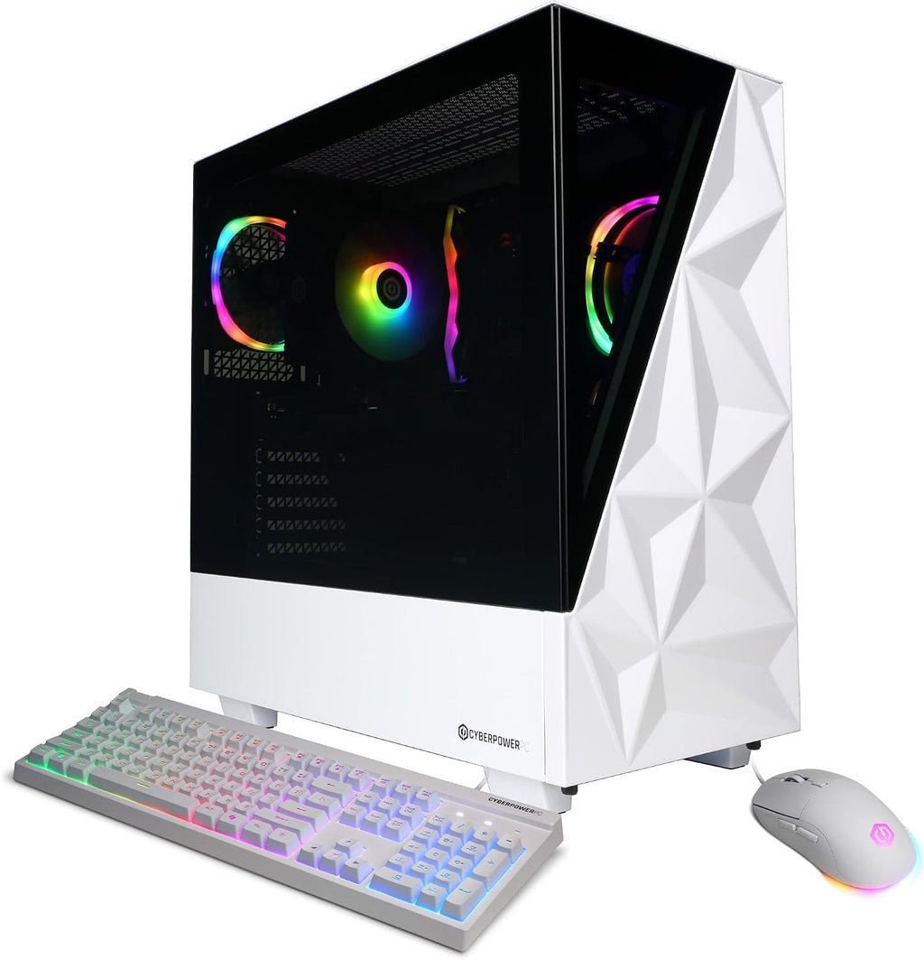 CyberPowerPC Gamer Master Gaming PC AMD Ryzen 5 8400F 4.2GHz, GeForce RTX 5060 8GB, 16GB DDR5, 2TB PCIe 4.0 SSD, WiFi Ready & Windows 11 Home (GMAI6200A2)