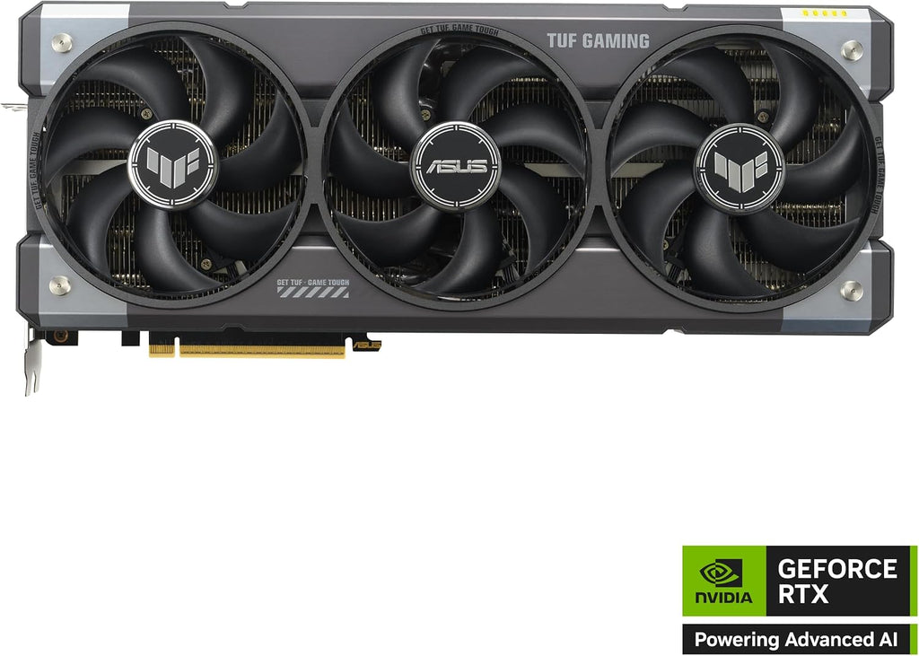 ASUS TUF GeForce RTX™ 5080 16GB GDDR7 OC Edition Graphics Card, NVIDIA, Desktop (PCIe® 5.0, HDMI®/DP 2.1, 3.6-Slot, Military-Grade Components, Protective PCB Coating, Axial-tech Fans, Vapor Chamber)