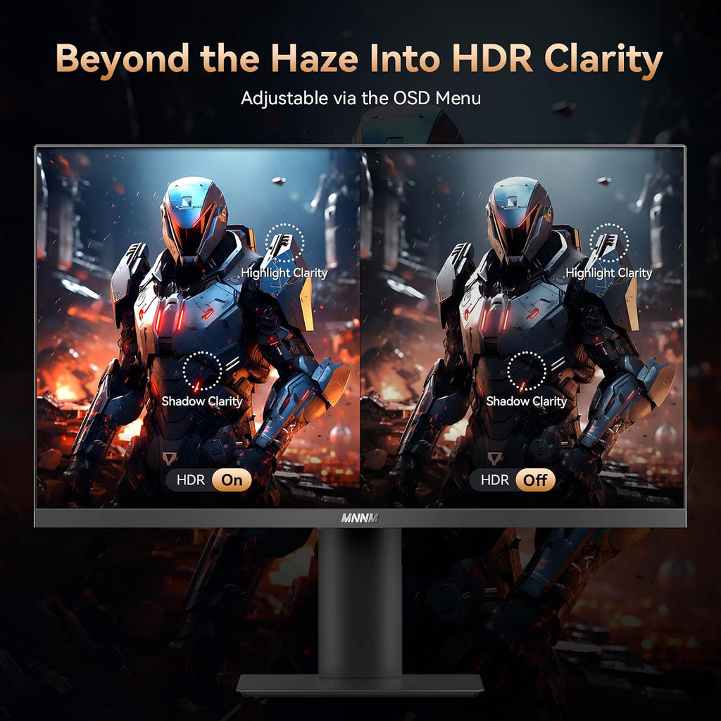 27 Inch Computer Monitor - Fast IPS 2K QHD 2560 x 1440p Desktop Monitor 100Hz 16:9 Display HDMI 2.0 & DP1.4 AMD FreeSync 100% sRGB TÜV Eye Care PC Gaming Screen Support Vesa Height/Tilt/Swivel/Pivot