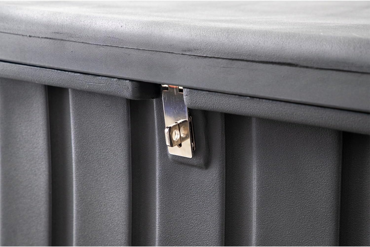Buyers Products 1712260 Black Poly All-Purpose Storage Chest , 18.8 cu. ft, Made In The USA, Dent-Resistant Lockable Storage Box for Truck, Trailer, Dock, or Deck, High-Density Polyethylene